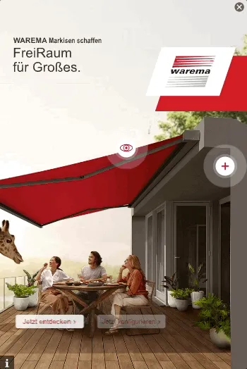 Warema — Explorable Display — Outdoor living