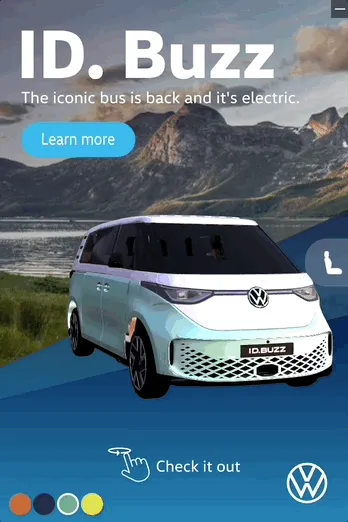 Volkswagen — 3D & AR — Electric vehicles