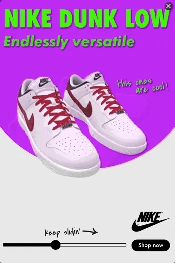 Nike — Explorable Display — Shoes & sneakers