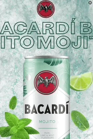 Bacardí — Motion Display — Beer, wine & spirits