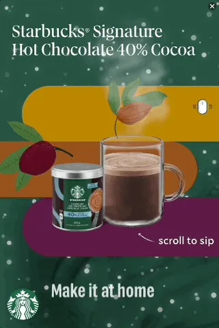 Starbucks — Motion Display — Fast food