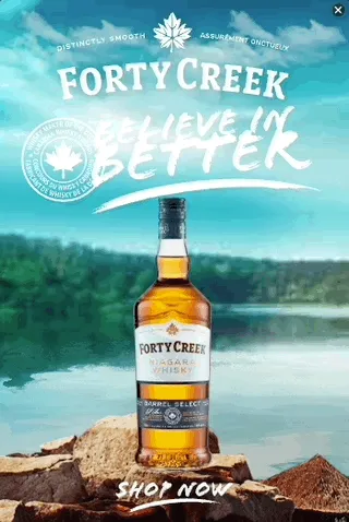 Forty Creek — Motion Display — Beer, wine & spirits
