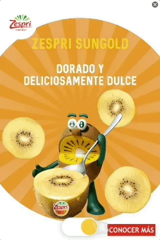 Zespri — Explorable Display — Healthy eating & organic food