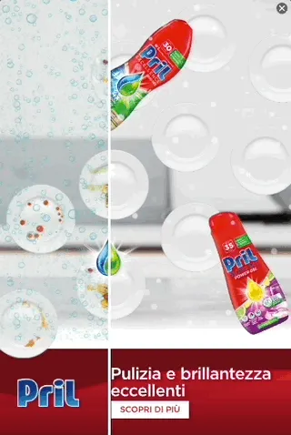 Pril — Explorable Display — Cleaning products