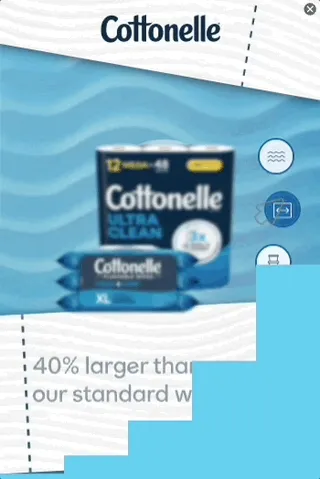 Cottonelle — Motion Display — Personal hygiene
