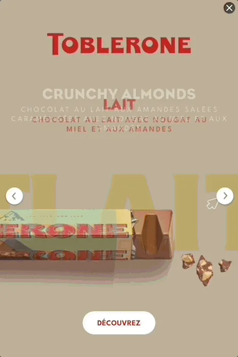 Toblerone — Gallery Display — Snacks