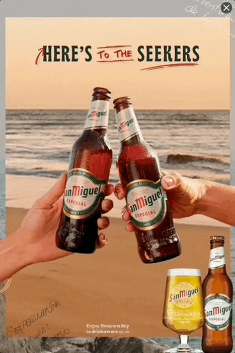 San Miguel — Motion Display — Beer, wine & spirits