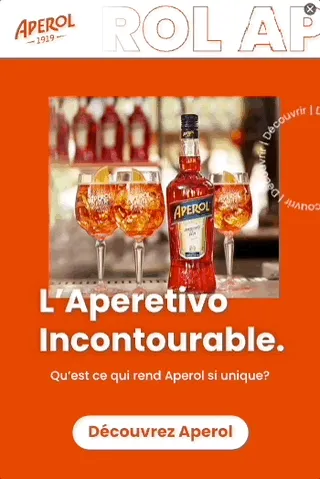 Aperol — Motion Display — Beer, wine & spirits