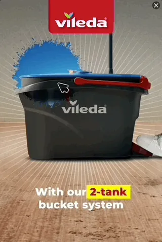 Vileda — Gamified Display — Cleaning products