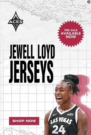 Las Vegas Aces — Gallery Display — Sports fashion