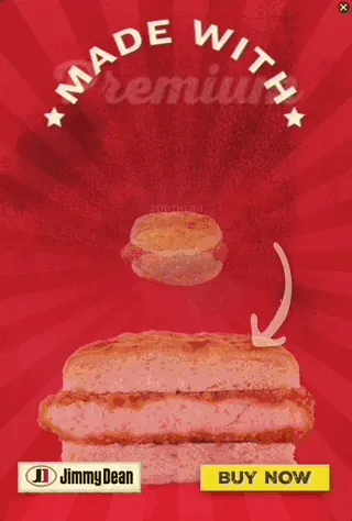 Jimmy Dean — Motion Display — Fast food