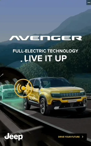 Jeep — Gamified Display — Electric vehicles