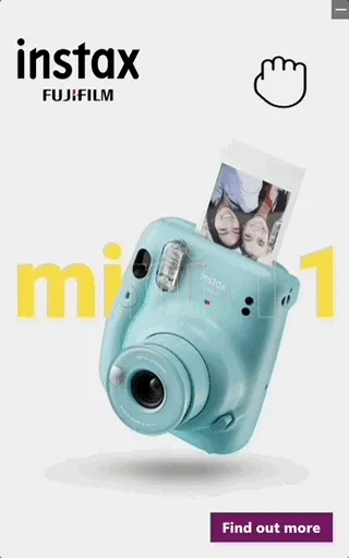 Instax — Gallery Display — Consumer electronics