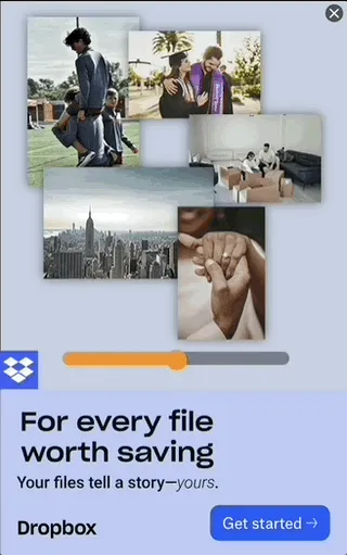 Dropbox — Explorable Display — Software (consumer & business)
