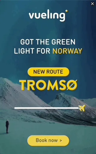Vueling — Explorable Display — Airlines