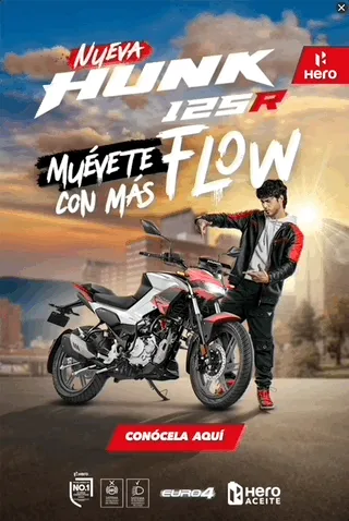 Hero Hunk — Motion Display — Motorcycles