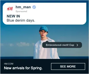 H&M — Social — Mid-tier fashion