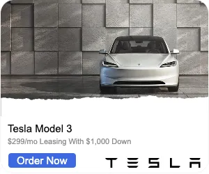 Tesla — Native Display — Electric vehicles
