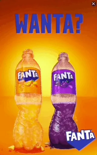 Fanta — Motion Display — Beverages
