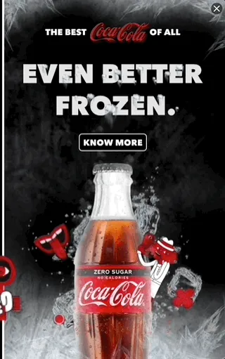 Coca-Cola — Explorable Display — Beverages