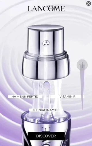 Lancôme — Explorable Display — Anti-aging