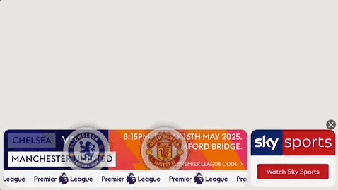 Sky Sports — Ribbon Display — Sports events