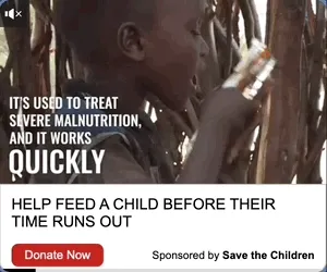 Save The Children — Native Video — Humanitarian aid