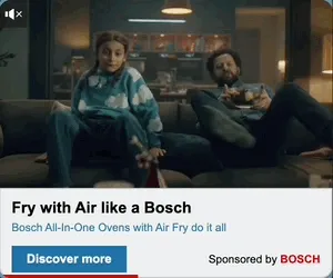 Bosch — Native Video — Home appliances