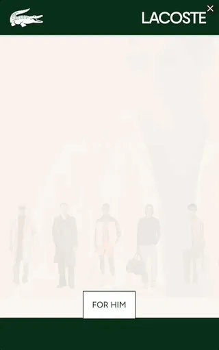 Lacoste — Interstitial — Men's fashion