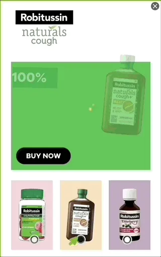 Robitussin — Explorable Display — Pharmaceuticals & pharmacy