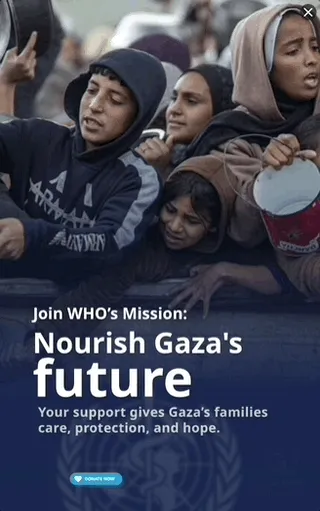 WHO — Motion Display — Humanitarian aid