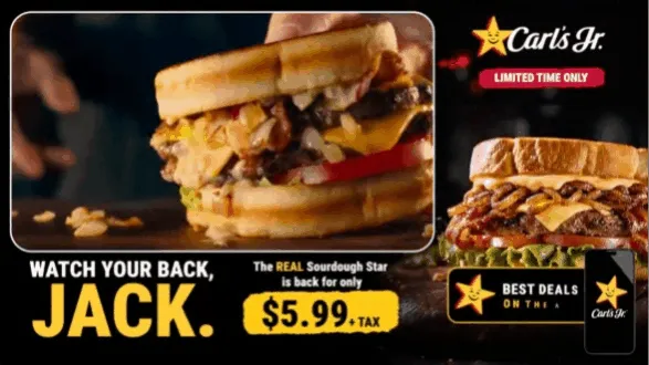 Carl's Jr — Frame — Fast food